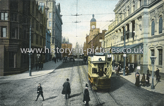 Oxford Street, Manchester, Lancashire. c.1908